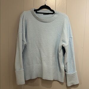 Pretty Garden Light Blue Women's Sweater Size Large